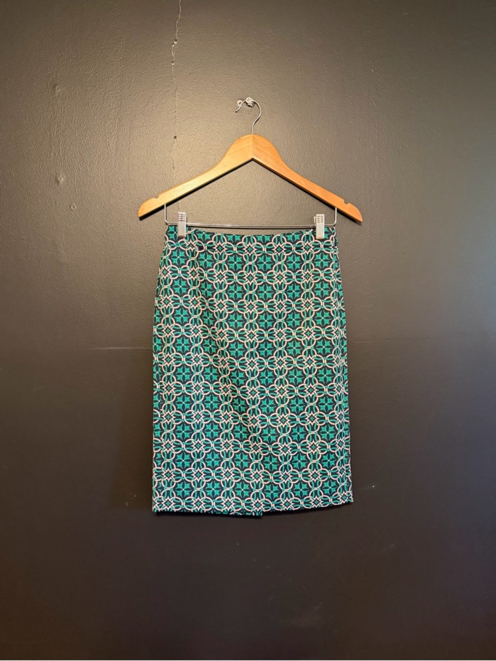 J. Crew Lattice Medallion Pencil Skirt